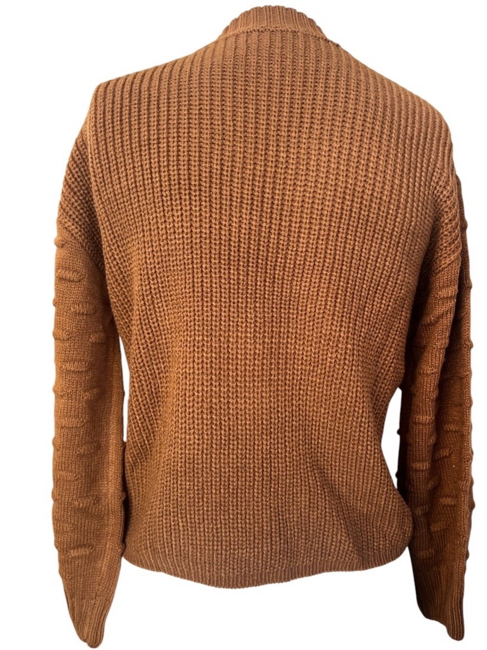 Classic Girl Chunky Knit Turtleneck Sweater - Camel US size 8-10 years - Picture 3 of 6